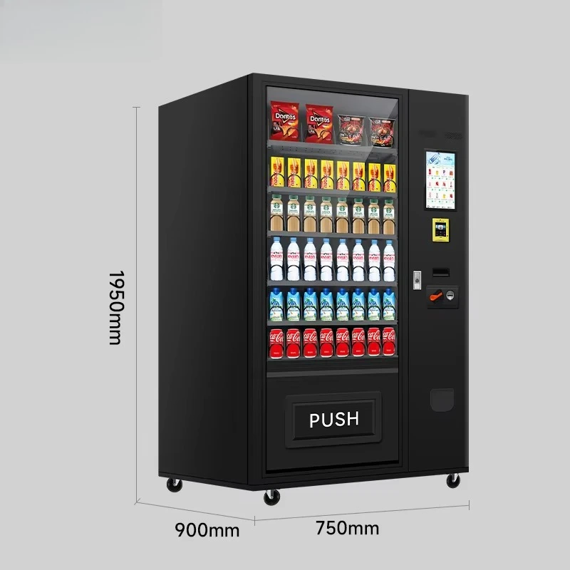 Distributore Automatico Commerciale Intelligente per Alimenti, Bevande e Snack - Chiosco Self-Service per la Vendita al Dettaglio