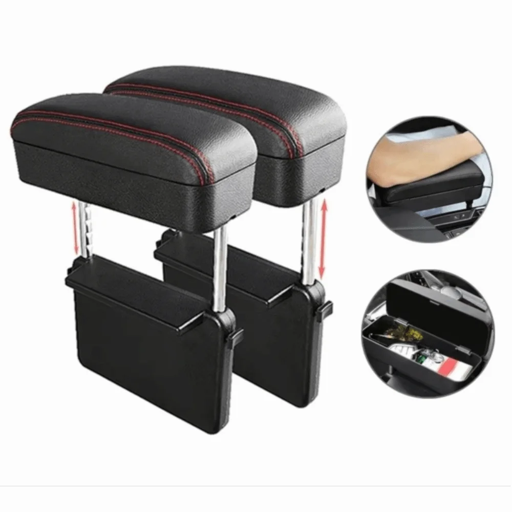 

Новый подлокотник из искусственной кожи с регулируемым зазором на локте, эргономичный дизайн с органайзером для хранения консоли, удлинитель подлокотника