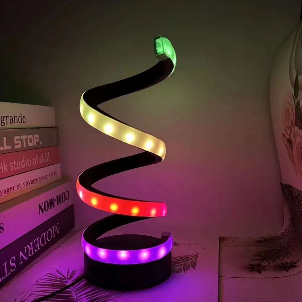 

DC5V USB RGBIC study desktop decoration TV computer background light RGB LED nightlight Bedroom bedside lamp