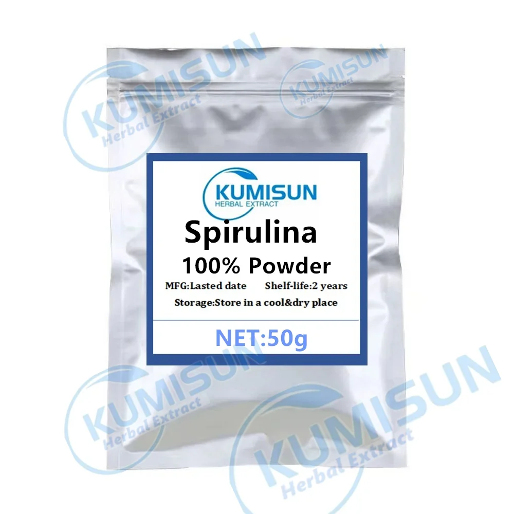 50-1000g  TNatural Spirulina Powder For Skin Repair Beauty Soap Organic Pigment Soap Making Materials