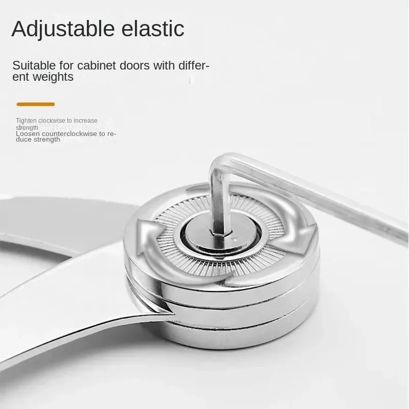 1pcs Cabinet Door Flip Up Down S-type Mechanical Arbitrary Stop Zinc Alloy Knife-type Lift Door Stop Support Rod Folding