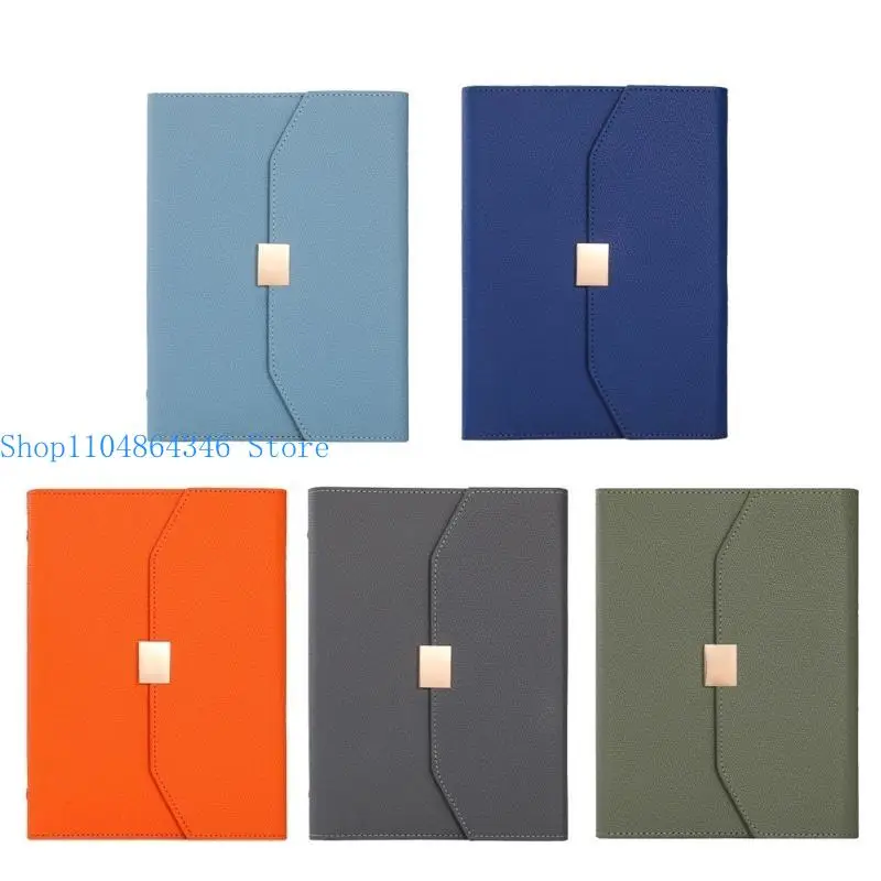 5Asd 6 Rings Binder Journal Notebook com caça -níqueis e titular cartões 200Pages Wide forring Paper para agendar o diário