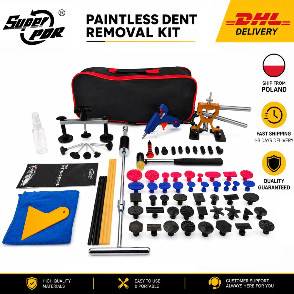 Image of PDR Paintless Dent Repair Kits Auto Body Hagel Reparatur Werkzeug Professionelle Auto Dent Removal Puller Werkzeuge