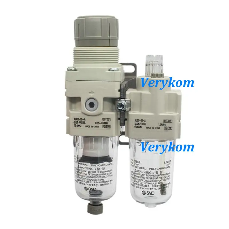 Free Shipping Pneumatic SMC Filter Regulator AC Series Two Union FRL AC20A-02-A AC20A/AC30A/AC40A-02/03/04/G/D/DG/CG-A AC20A-02