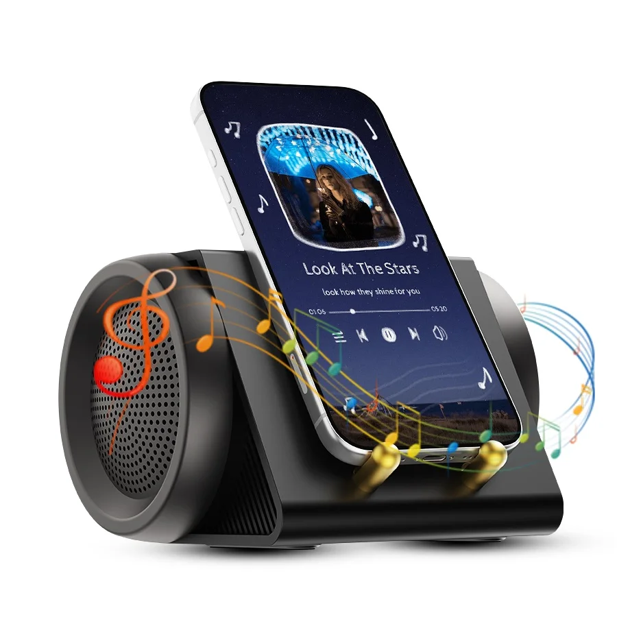 Phone Speaker Amplifier with Stand, No Bluetooth Required, Loud Sound Booster for iPhone & Android, Desk Audio Enhancer for Kitchen Office Bedroom