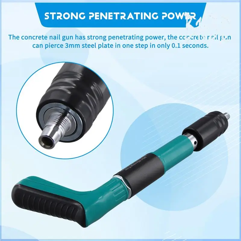 

BHBD-Handheld Powerful Concrete Nail Gun Special Mini Gun Nail Gun Wall Concrete Nail Gun Decoration Wire Groove Fixed Nailer