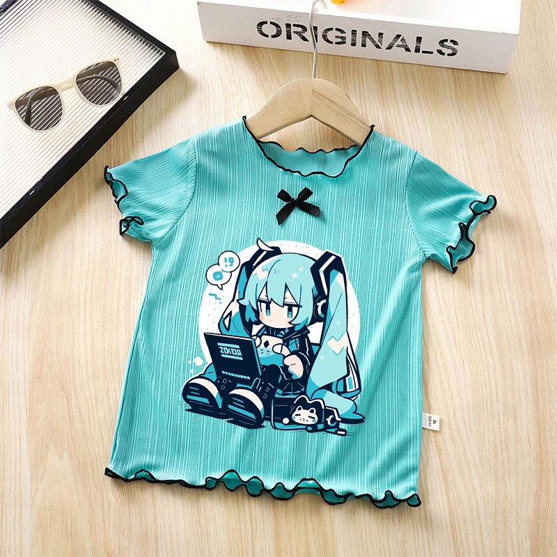 Hatsunes Miku Kids T-shirt Gir - Street Fashion Kids 评论和价格