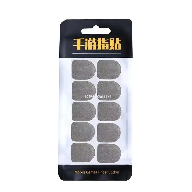 10 Pieces Mobile Game Finger Stickers Full for Touch Screen Finger Sticker Sweat-Proof & Breathable Screen Contact Dropship