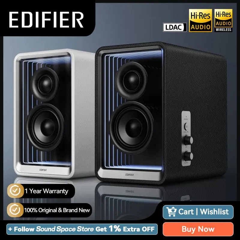 Edifier-QR65 Alto-falantes Bluetooth de mesa