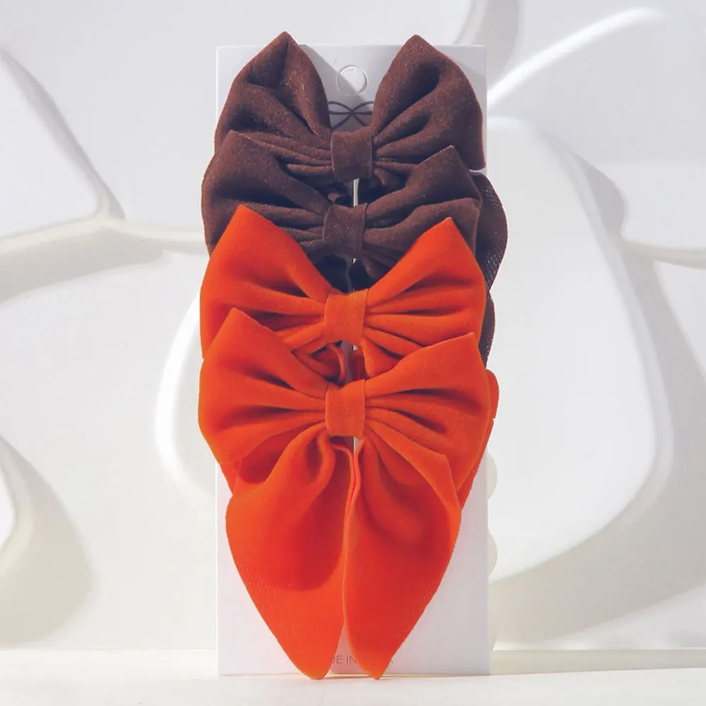 4-teiliges Set Niedliche Haarspangen mit Schleife für Kinder, Modische Party-Accessoires, Tägliche Dekoration, Haaraccessoires für Teenager-Mädchen, Geschenke – Detail 16