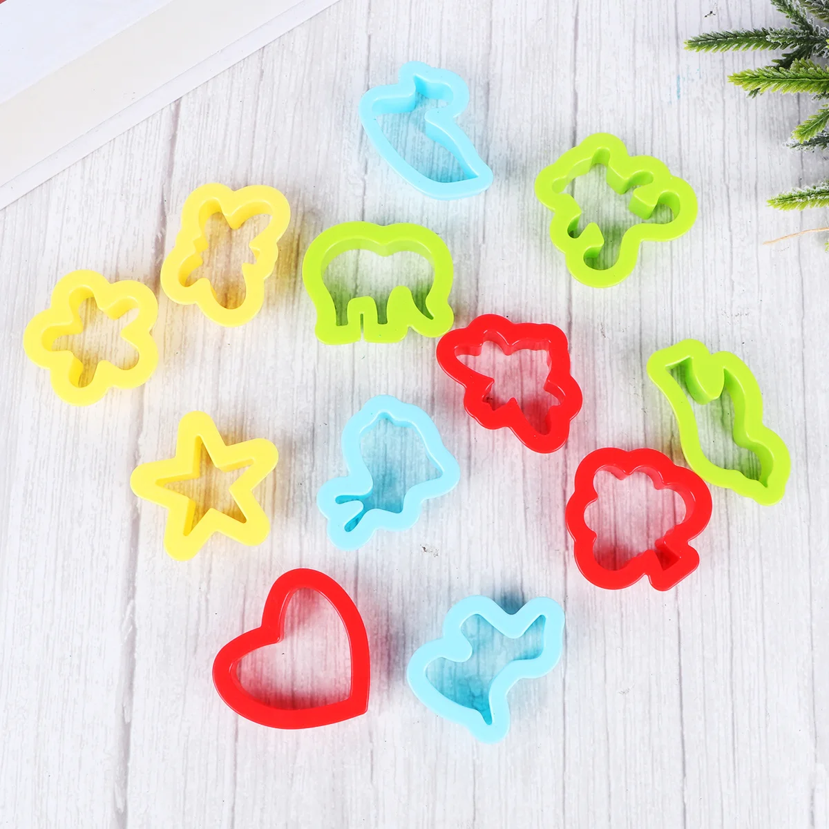 1 conjunto de molde de plasticina animal, material premium, cor brilhante, acabamento fino, jogo criativo, kit diy de plasticina, perfeito para caixa de areia