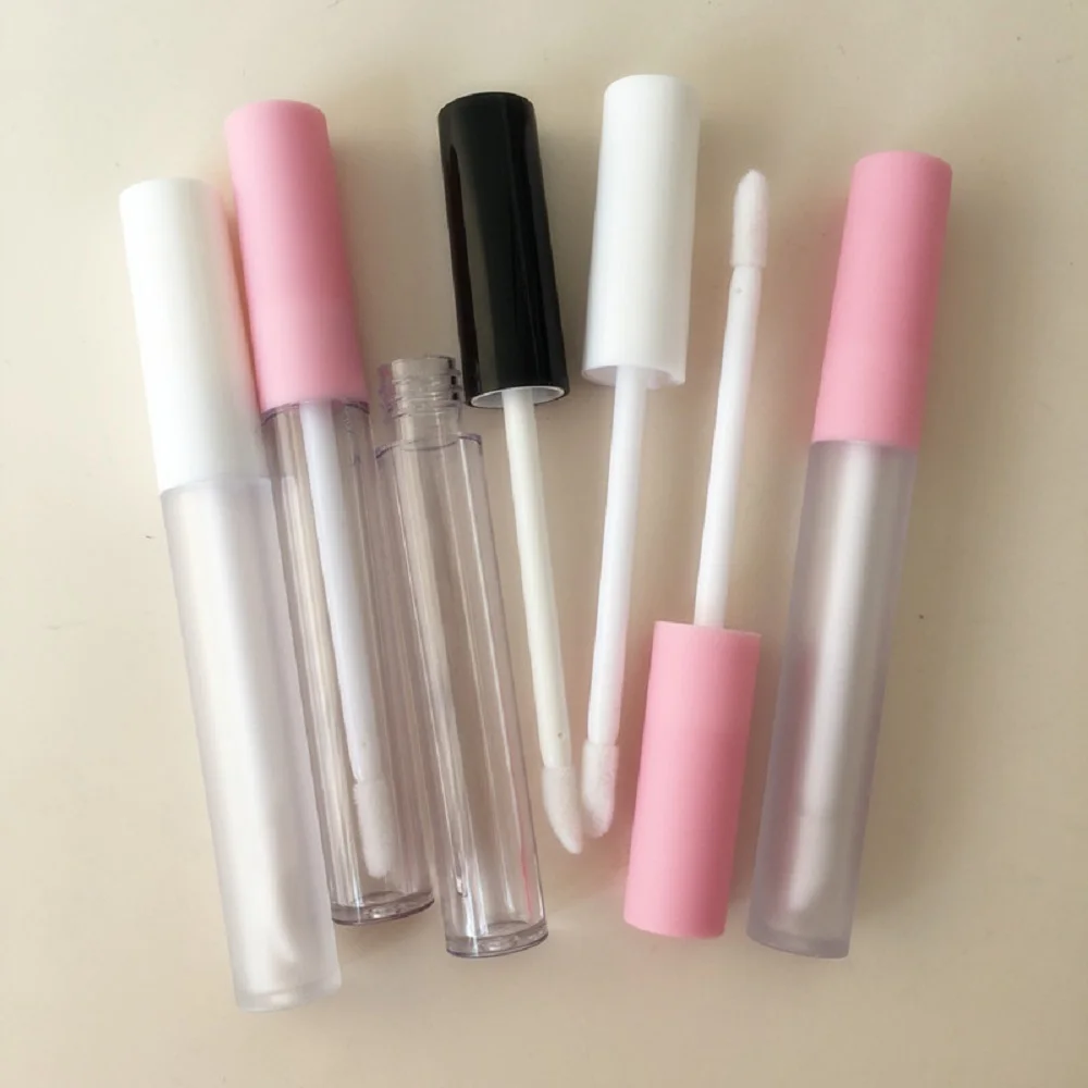 3 ml süße leere rosa Lipgloss-Röhre, DIY-Kunststoff-Behälter für flüssigen Lippenstift, Make-up-Tools für Frauen – Detail 1