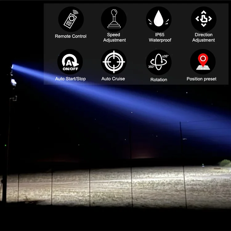 مزرعة/مستودع السيارات كروز سطوع مقاوم للماء طويل المدى 1000 متر كشاف عالي الكثافة #5