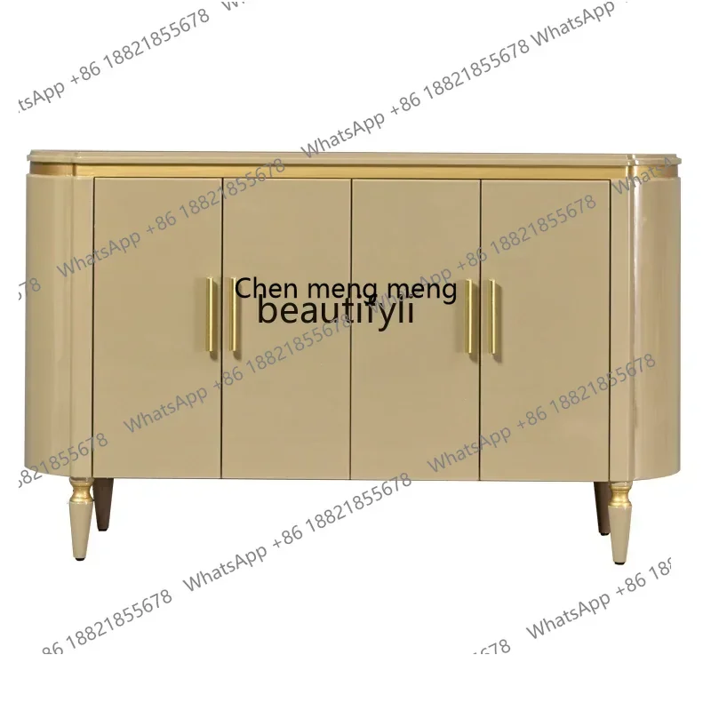 D178 Y Doorway Entrance Cabinet Light Luxury Paint Sideboard Cabinet Simple Post-Modern Complete Shoe Cabinet Home   Locker