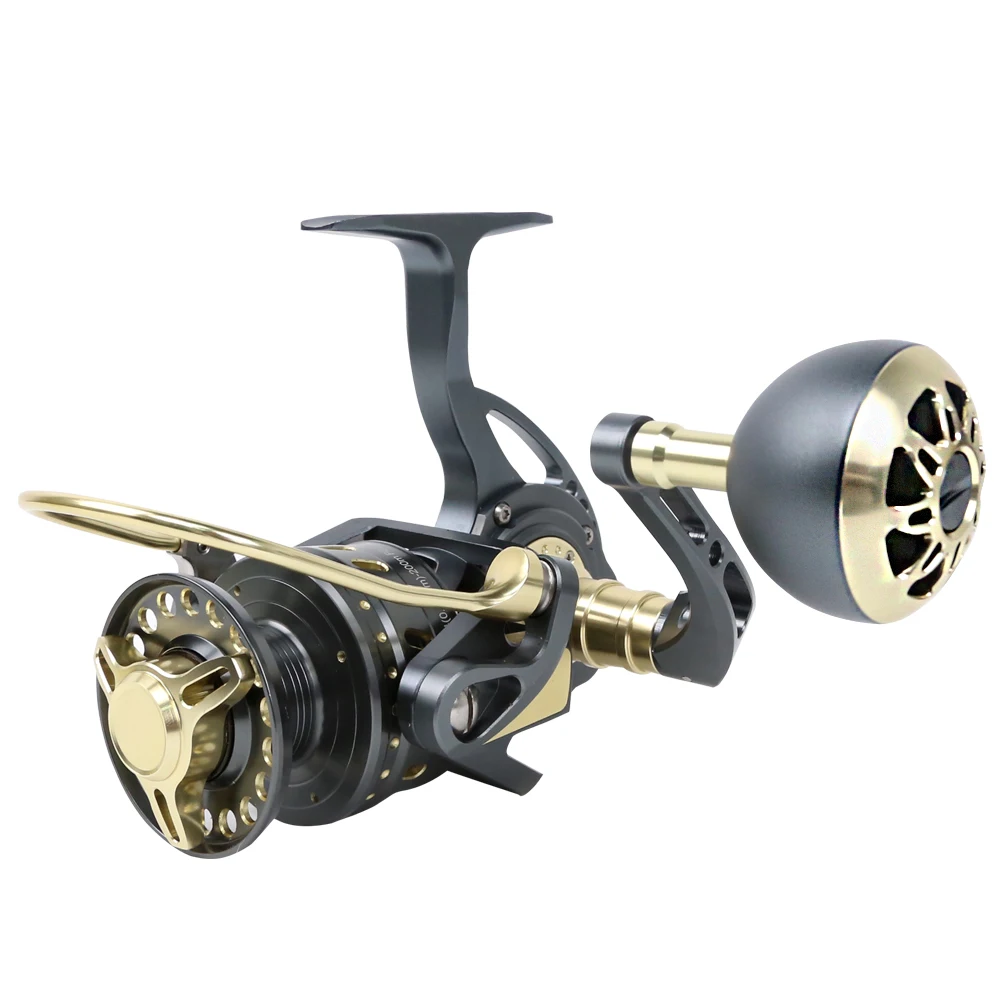 Max Drag 30Kg 8+1BB All Metal Saltwater Casting Reels Deep Sea Tuna Boat Fishing Reel Big Game Fishing Spinning Reel