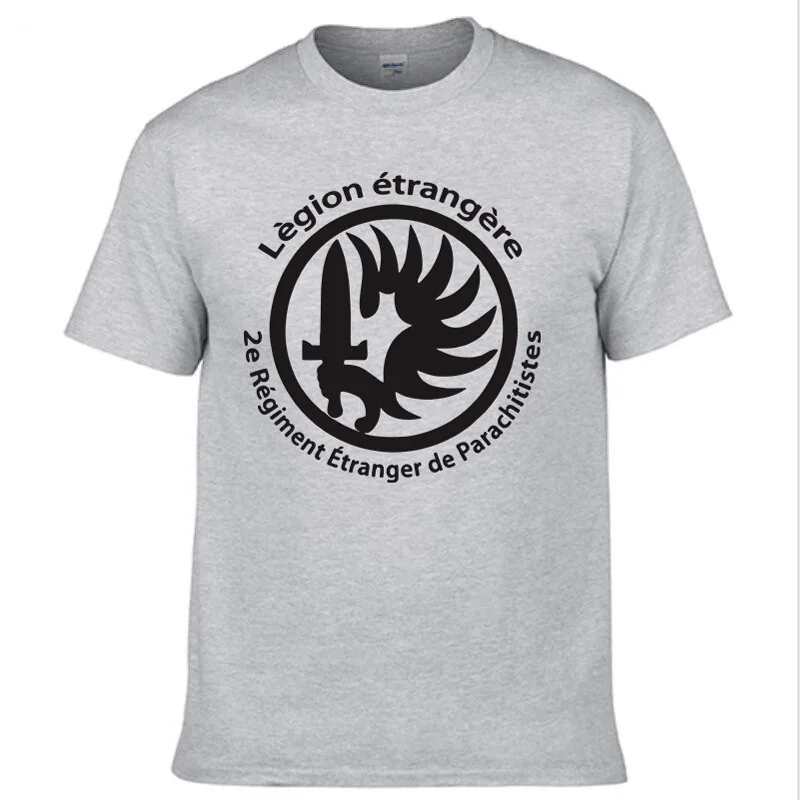 French Foreign Legion Special Forces War Army T-shirt Men Cotton Short Sleeve T Shirt Tees Tops Homme Camiseta