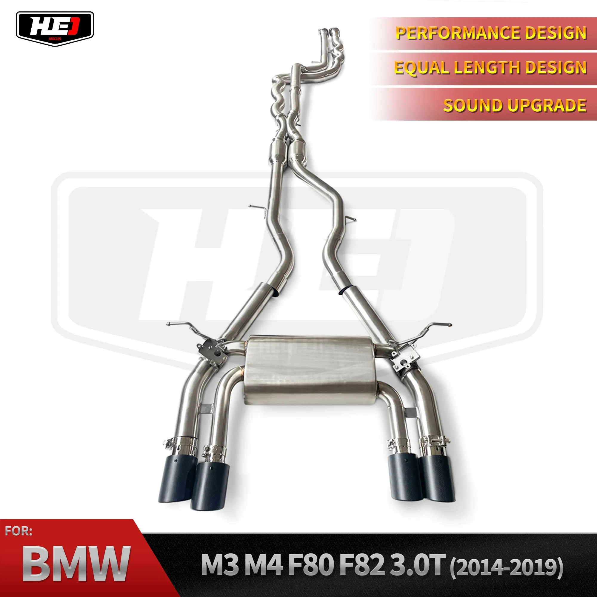 

Выхлопная система Valvetronic из нержавеющей стали HEO для BMW F80 M3 F82 F83 M4 F8X - Performance Catback