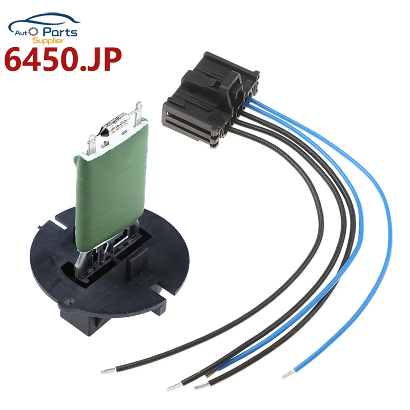 New 6450.JP 6450JP Hvac Blower Motor Fan Resistor for Peugeot 307 2001 - 2007 for Citroen C3 6445KL 6445.KL 6445ZL 6445.ZL