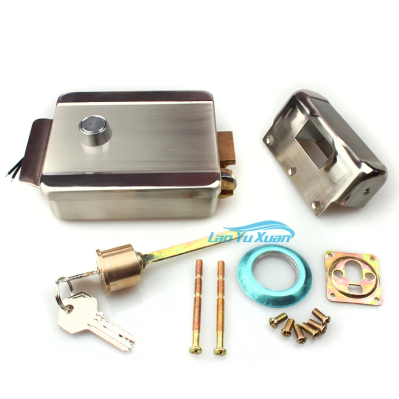 Security Electric Rim Lock Waterproof Card     Door s for Aluminium Doors