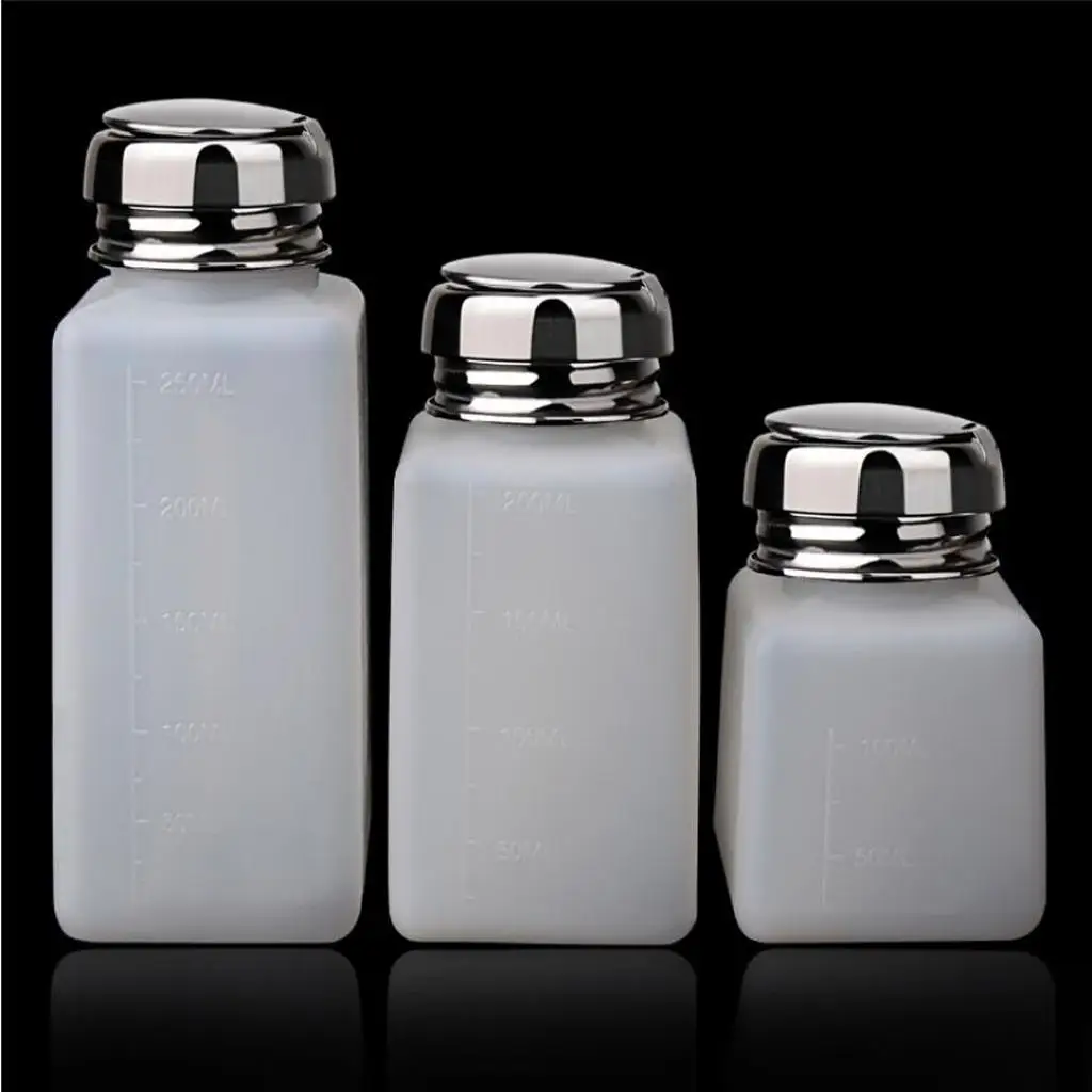 マニキュアリムーバー液体用ディスペンサーボトルプレスポンピング2個