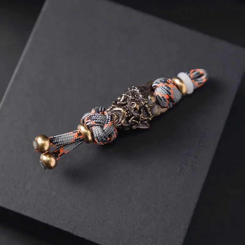 Pushcard Edc Paratrooper Rope Pendant Car Keychain Backpack Charm Knife Pendant Men Handmade DIY Gift