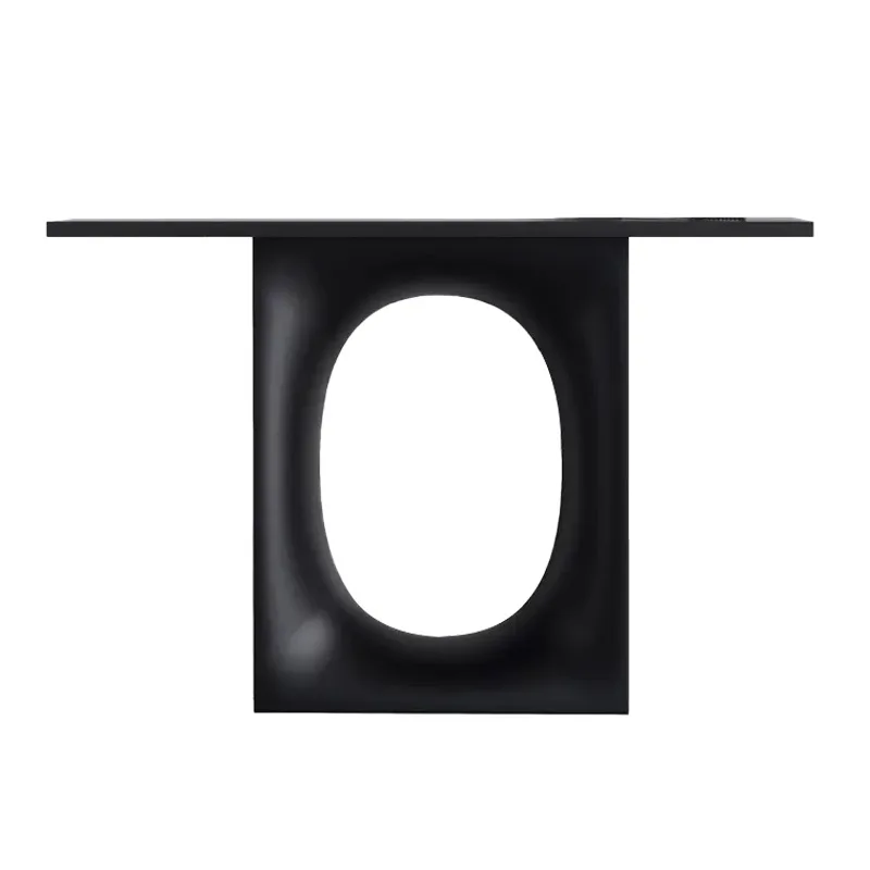 

Italian foyer solid wood porch cabinet, designer entry is facing the foyer end table