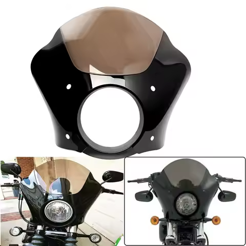 Motorcycle Gauntlet Headlight Fairing Windshield Mask Kit For Harley Sportster XL 1200 883 Custom XL883N
