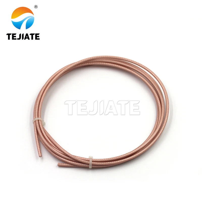 100cm 1M RG179 line 75-ohm Teflon high-temperature resistant coaxial cable SFF-75-1.5-1 RG179 silver-plated wire