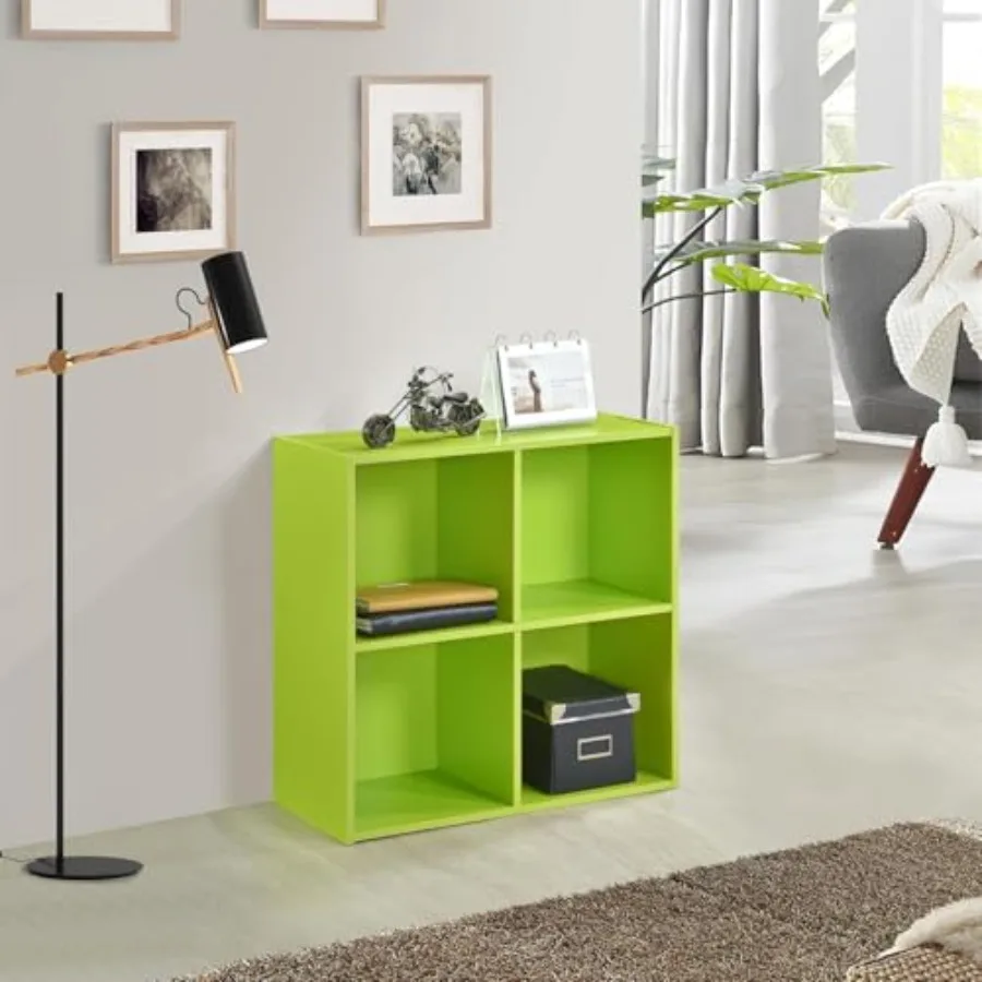 

Органайзер для хранения в виде 4-х кубов: книжная полка, органайзер для игрушек для детской комнаты, игровой комнаты и спальни