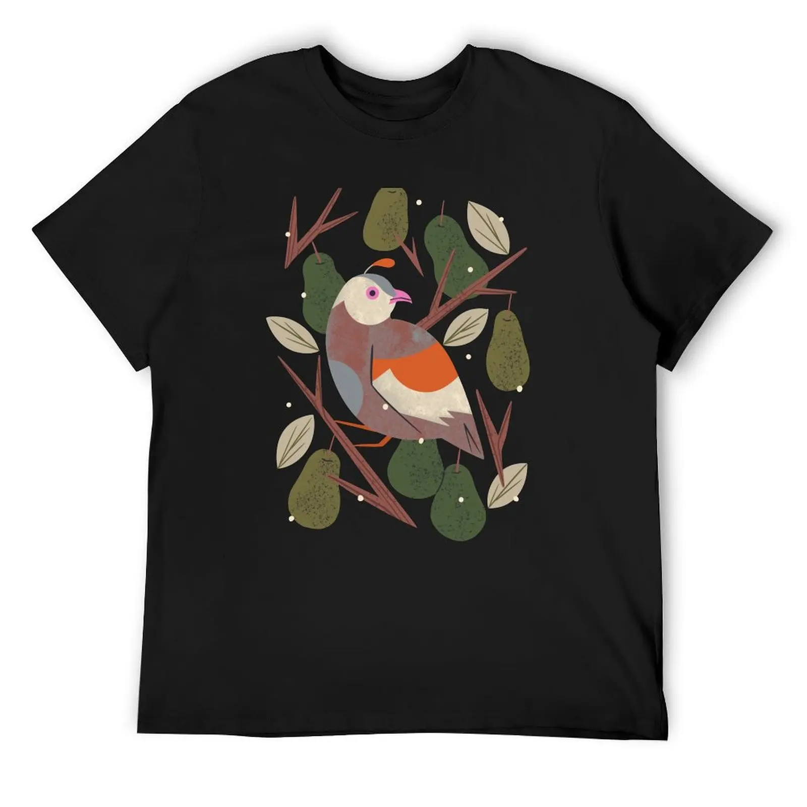 Partridge in a Pear Tree T-Shirt graphics man clothes mens designer t shirt