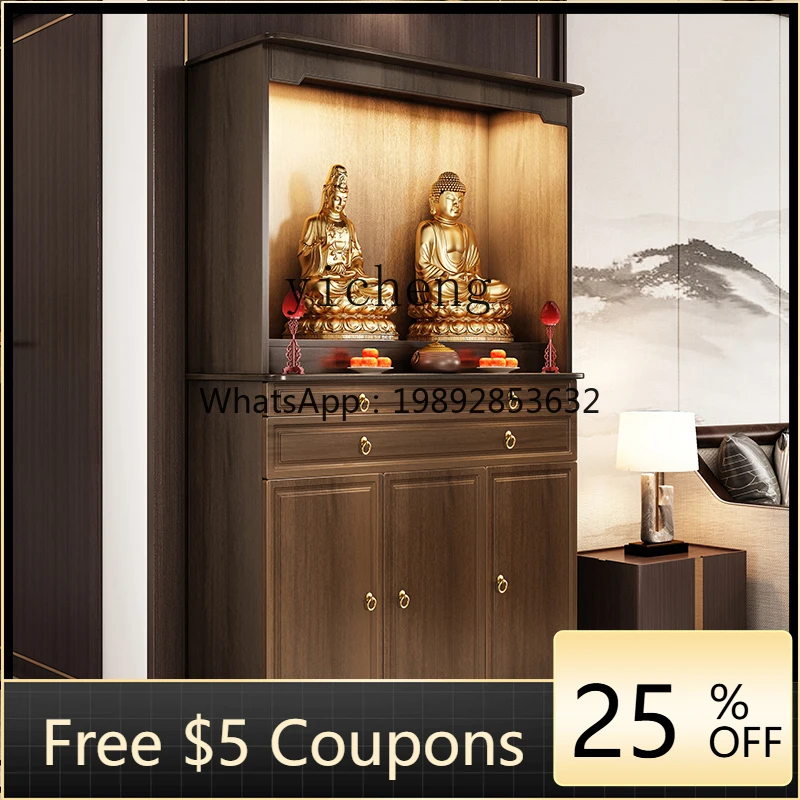 LYY  Altar Cabinet Offering Table Statue Offering Table Altar Home Living Room Worship Table