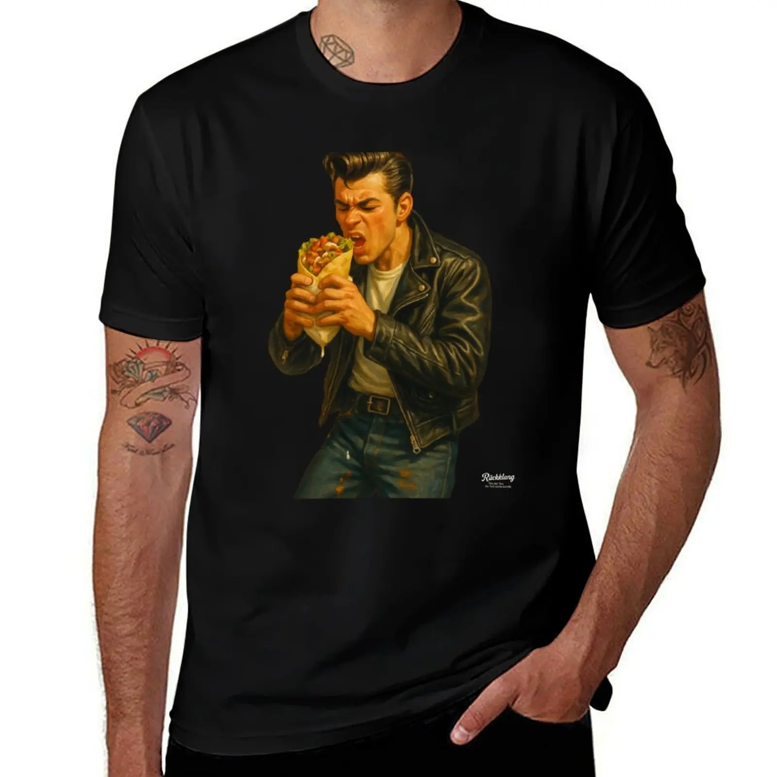 

Ted, Teddy Boy, Rockabilly, Doner T-Shirt baggy shirts graphic tee shirt valentines clothes T-shirt men
