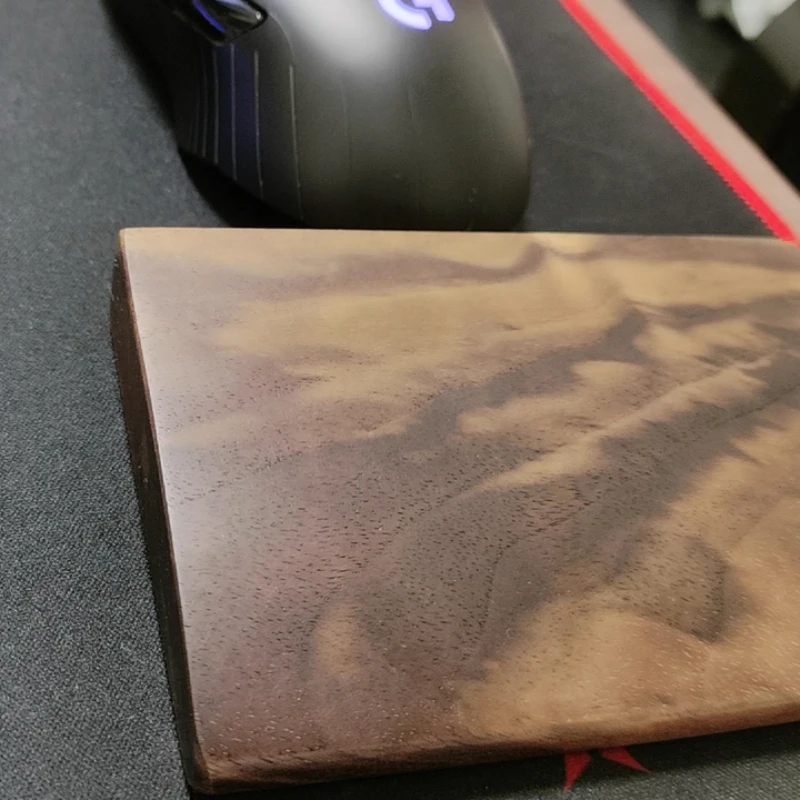 

NEW Walnut Wrist Rest Split Type Alice Palm Rest Custom Original Mechanical Keyboard Hand Rest Support 60%t for Gaming Esports