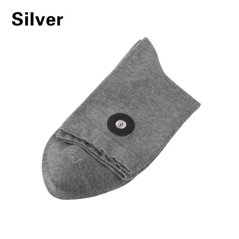 Conductive Grounding Socks 25% Pure Silver Infused Ankle Socks for Grounding Shoes,3 Pair