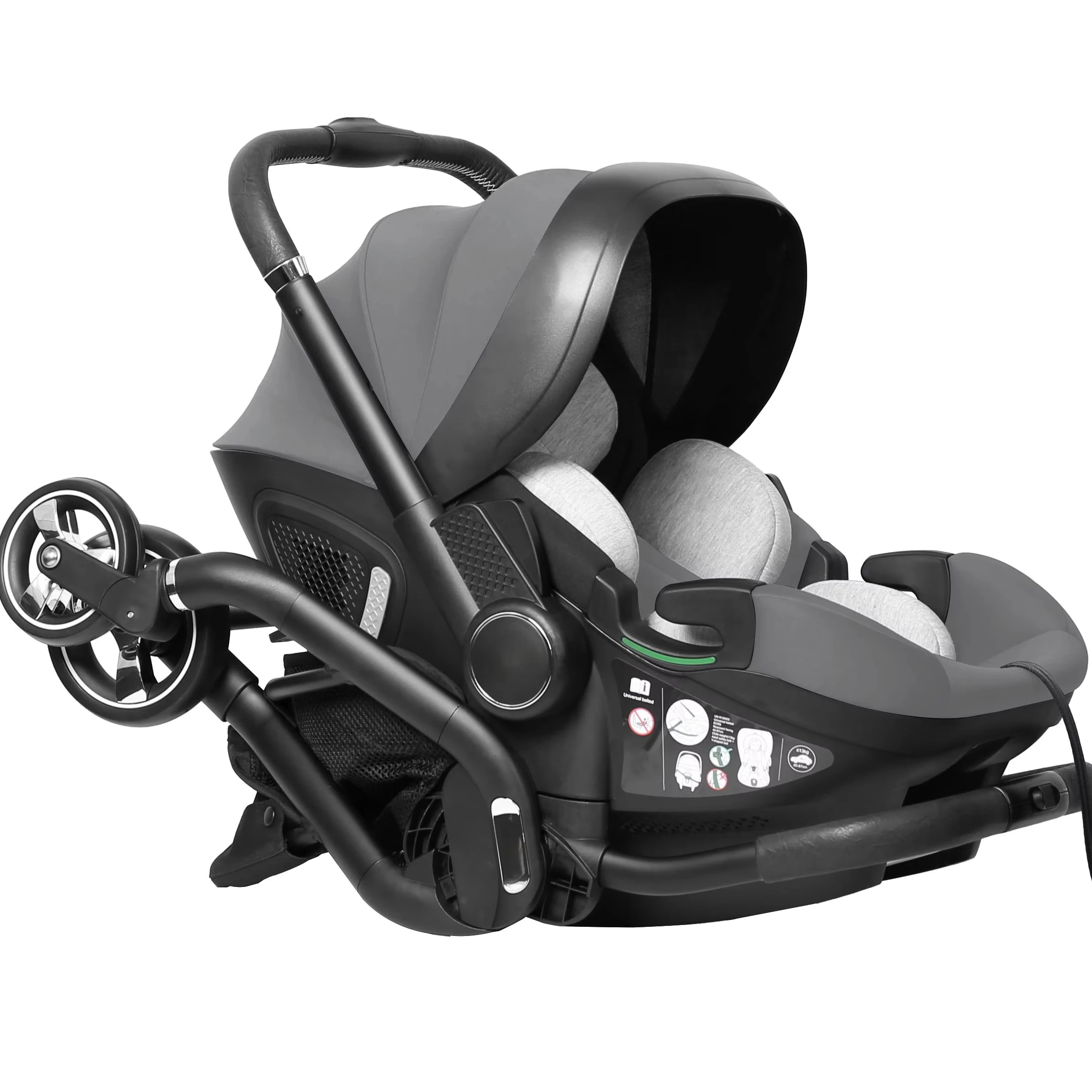 

GlowMarR129isize CE Certificate Car Seat Stroller Convenience and Lightweight Infant Baby Stroller with Compact Fold Design
