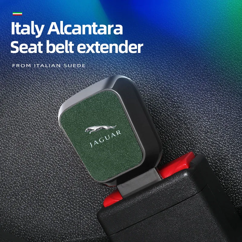 2pcs Car Seat Belt Extension Plug Buckle Seatbelt Clip Adjustable Extender For jaguar Car Safety Seatbelt Lock