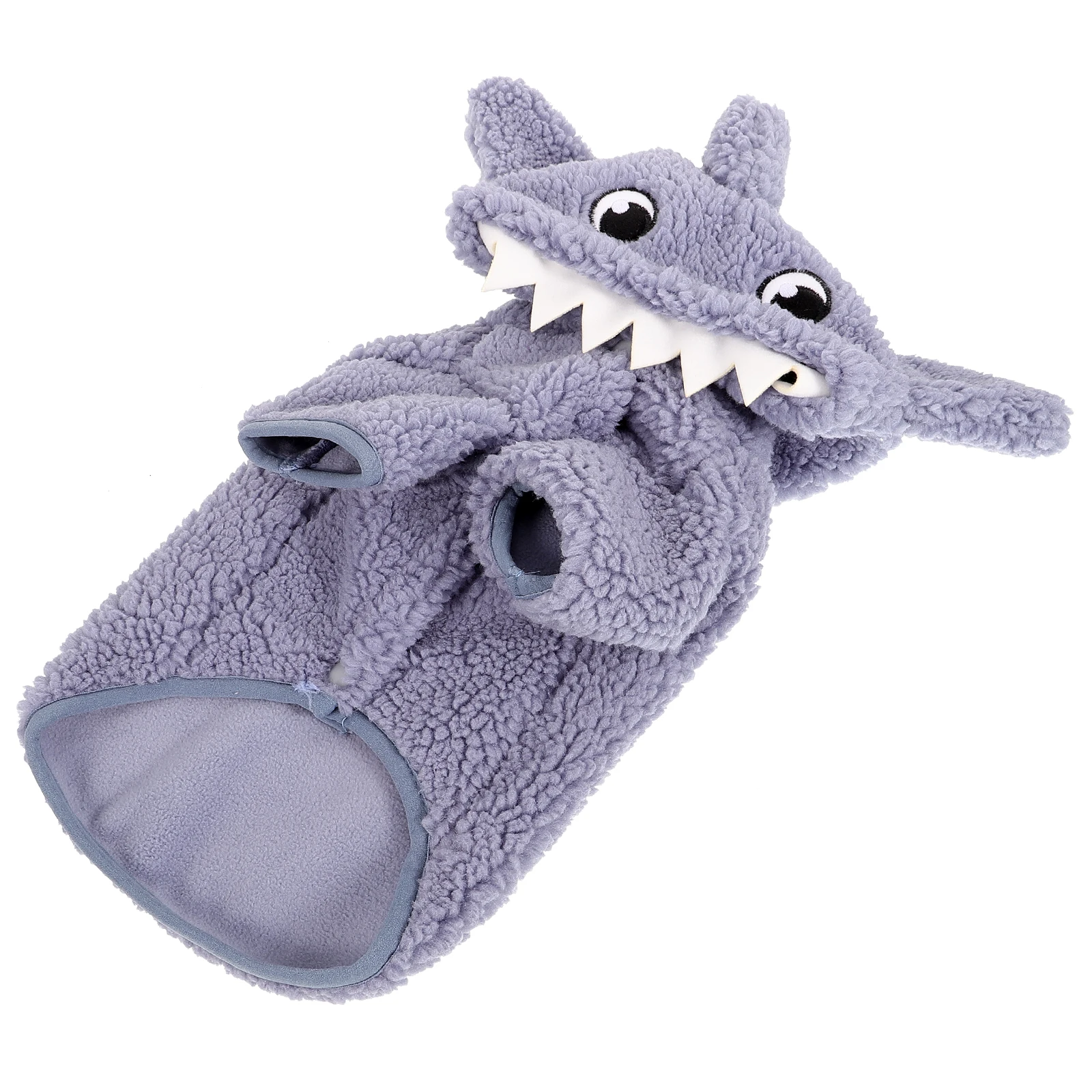 

Dog Warm Shark Suit Hoodies Pet Clothing Small Winter Clothes Jackets for Cold Weather