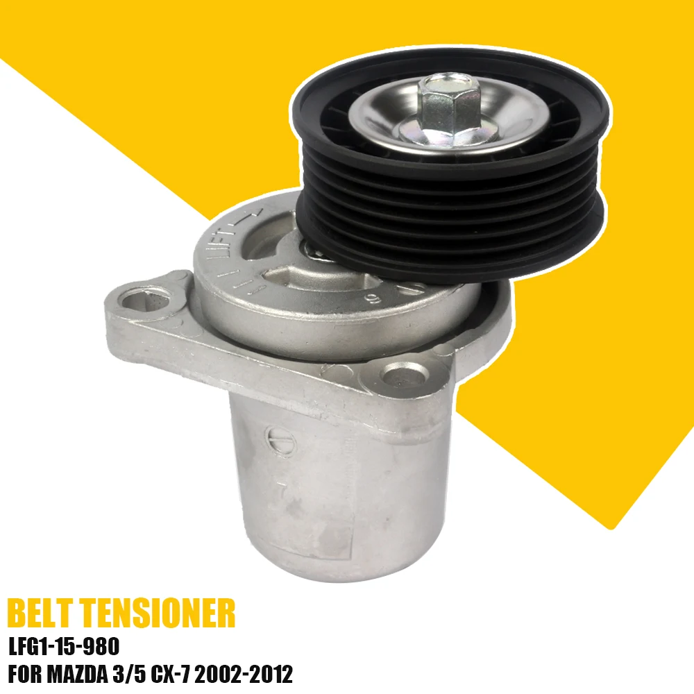 

Belt Tensioner Assembly Fits For Mazda 6 2002-2012 GG GH Tribute 2,3 2004 -2008 Mx-5 Mazda 3 2,3 BK LFG1-15-980