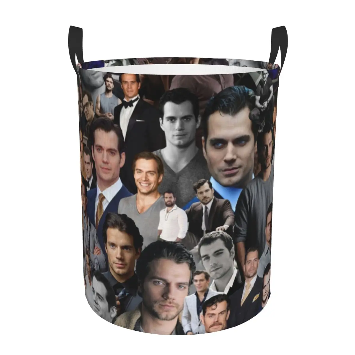 Henry Cavill Foldable Laundry Baskets Dirty Clothes Toys Sundries Storage Basket Large Waterproof Box For Home Kids