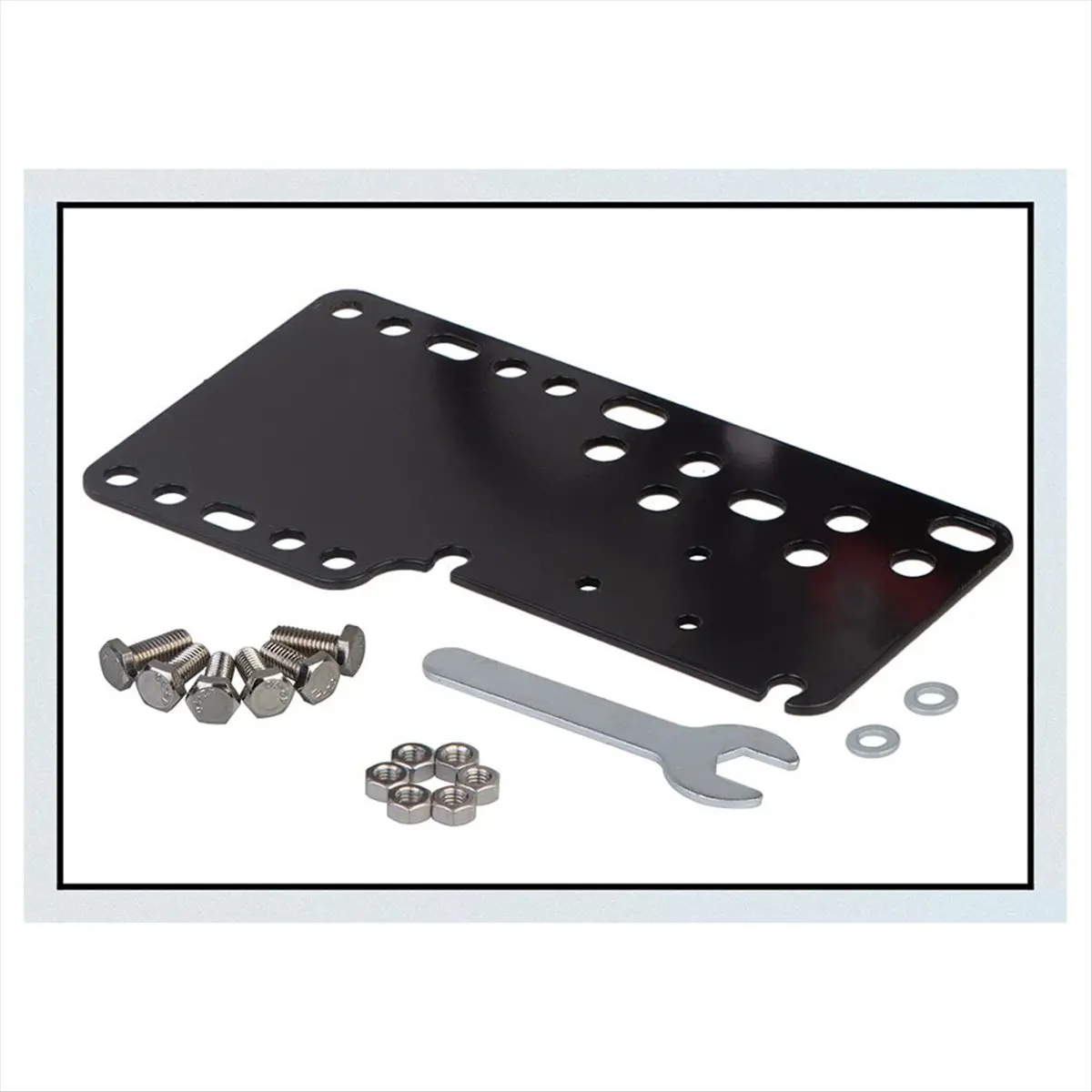 AAAE Black Metal SIM Racing Game USB Handbrake Holder Fixed Bracket for Hand Brake
