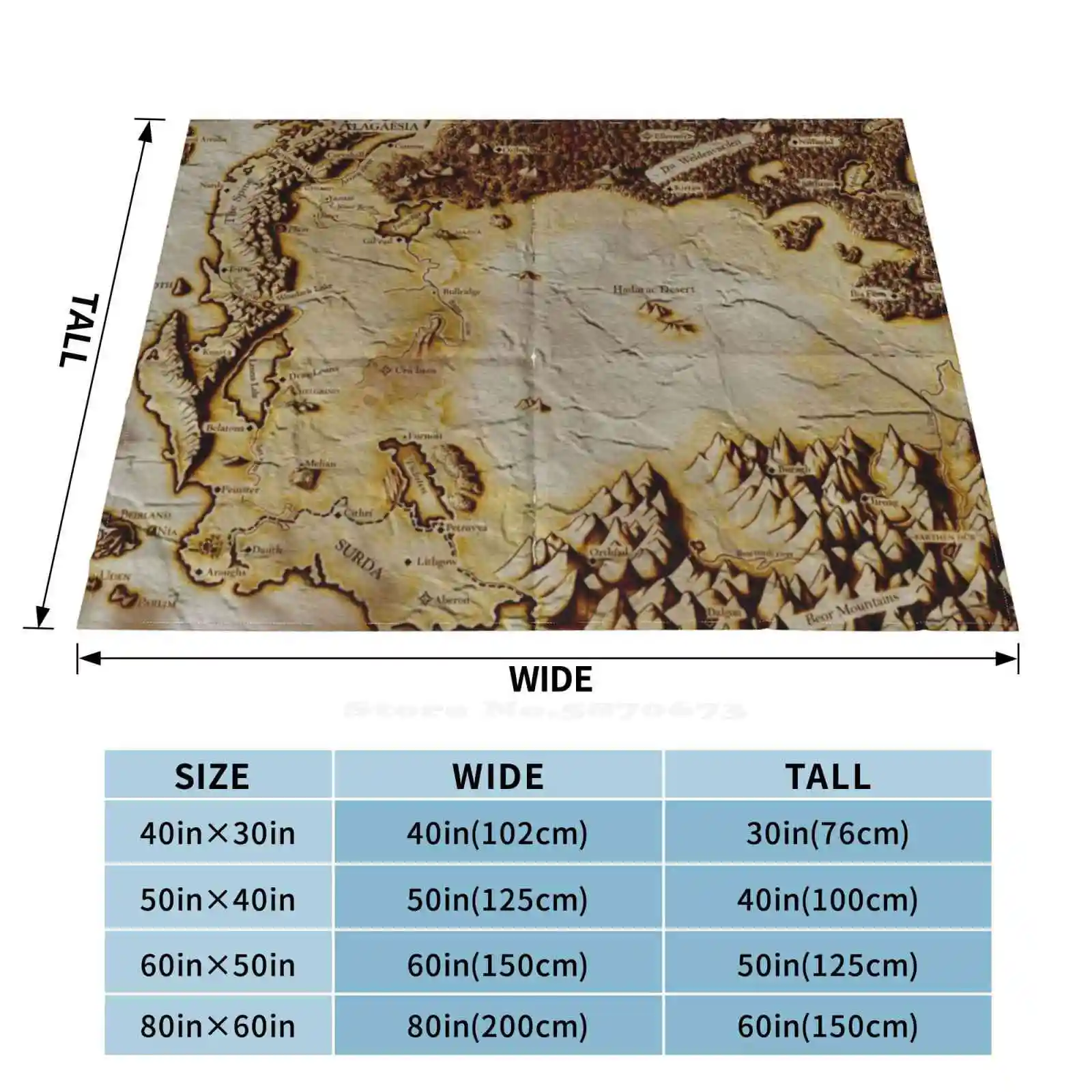 Vecchia mappa piegata di Alaga?