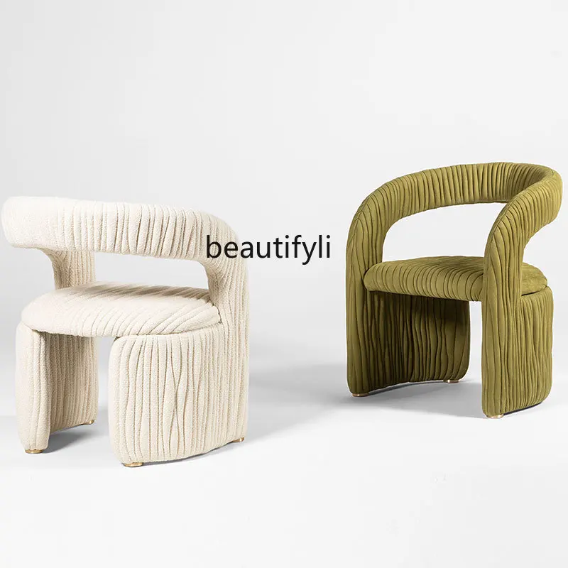 

Light luxury designer chair negotiation leisure chair modern living room creative single sofa