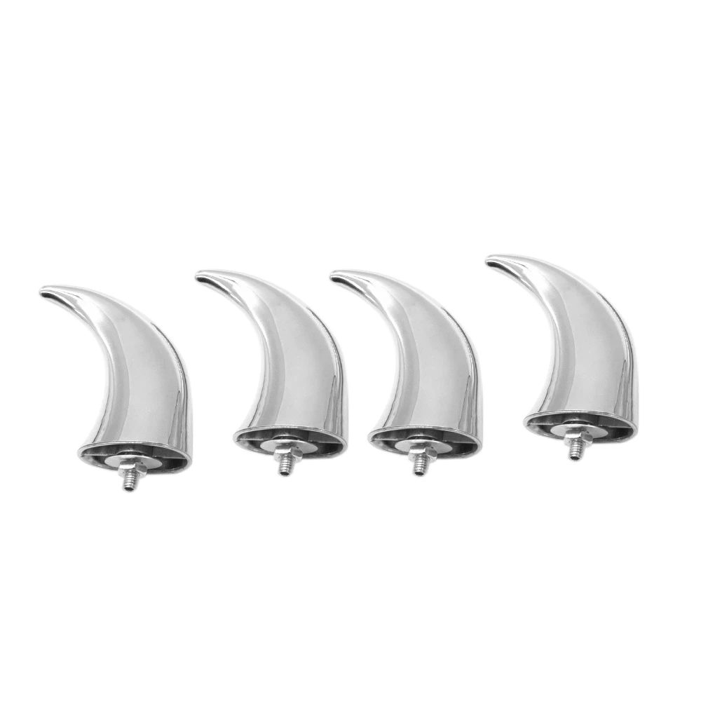 Chrome Front Fender Horns Decoration for Honda Ymaha Suzuki Kawasaki