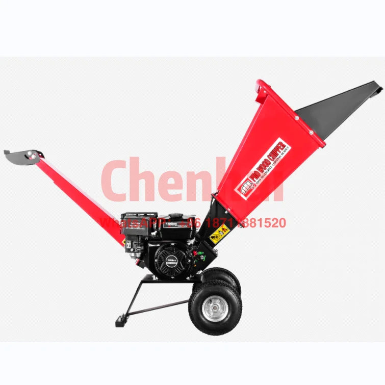 

Model 65S Spring Cleanup Instock Custom-Made Branch Logger Drum Blade 7Hp 4 Stroke Mini Size Forest Garden Wood Chipper Shredder