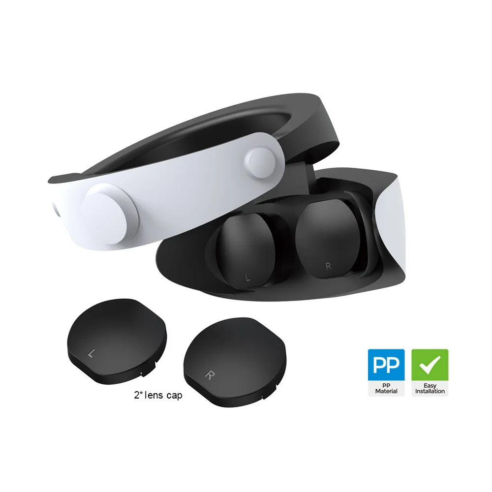 TP5-2522 Lens Protection Cover for PlayStation VR2 – ABS Lens Cap for Scratch & Dust Prevention