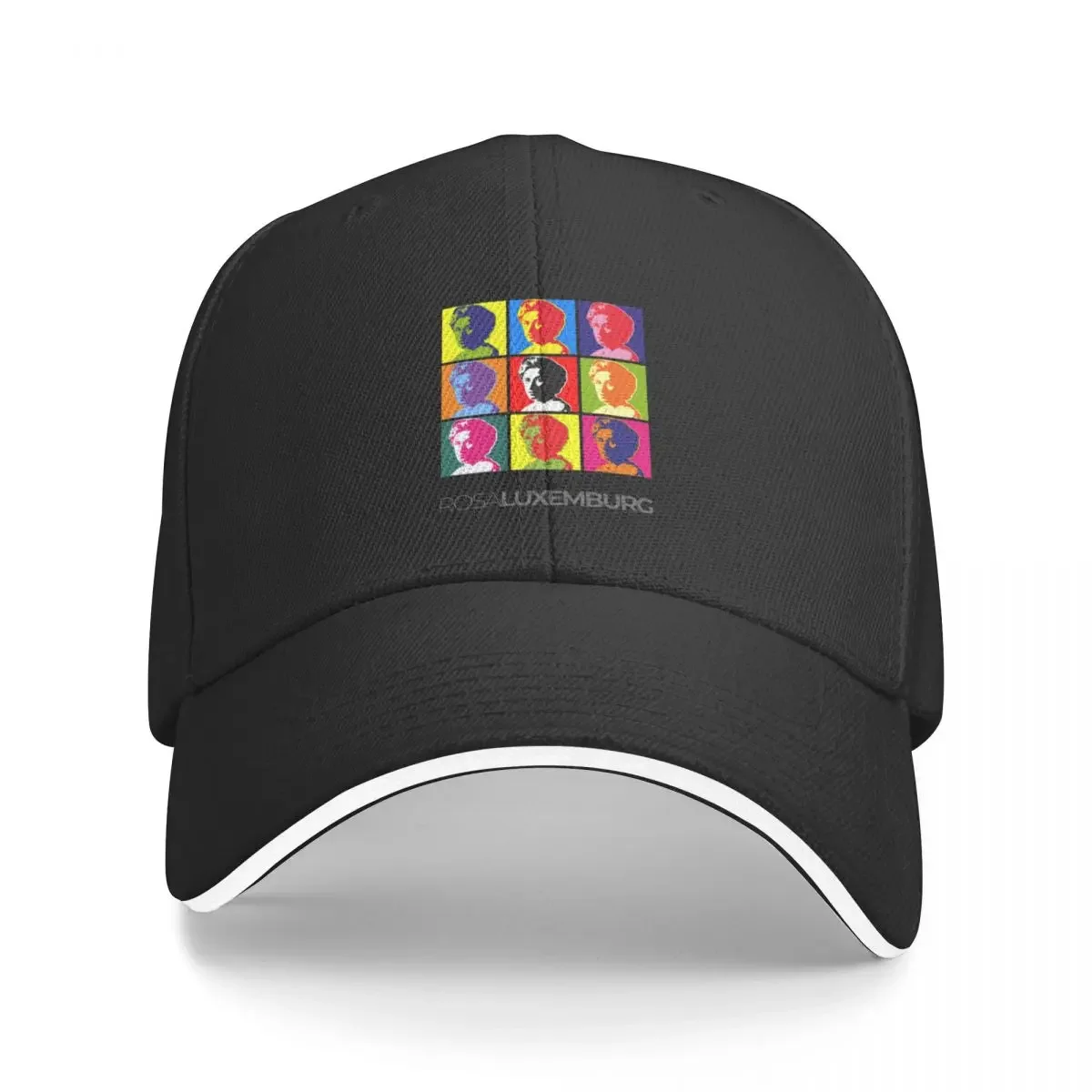 

Rosa Luxemburg Pop-Art-Portrtplakat Baseball Cap Golf Hat Sun Cap Hood Military Cap Man Men Hats Women's