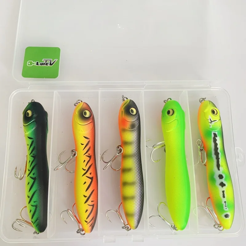 LURETV اليابان IMAKATSU نفس النمط الكلاسيكي Snakehead قلم رصاص جديد صغير Trairao100 Jr الضوضاء سطح الماء الطريق يا الطعم 5 قطعة #2