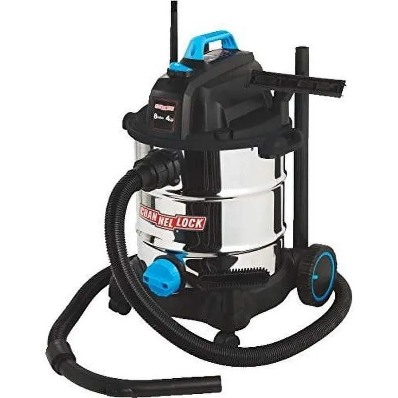 

Channellock 8 Gallon S.S. Wet and Dry Vac, 8GAL 4.0HP WET/DRY VAC