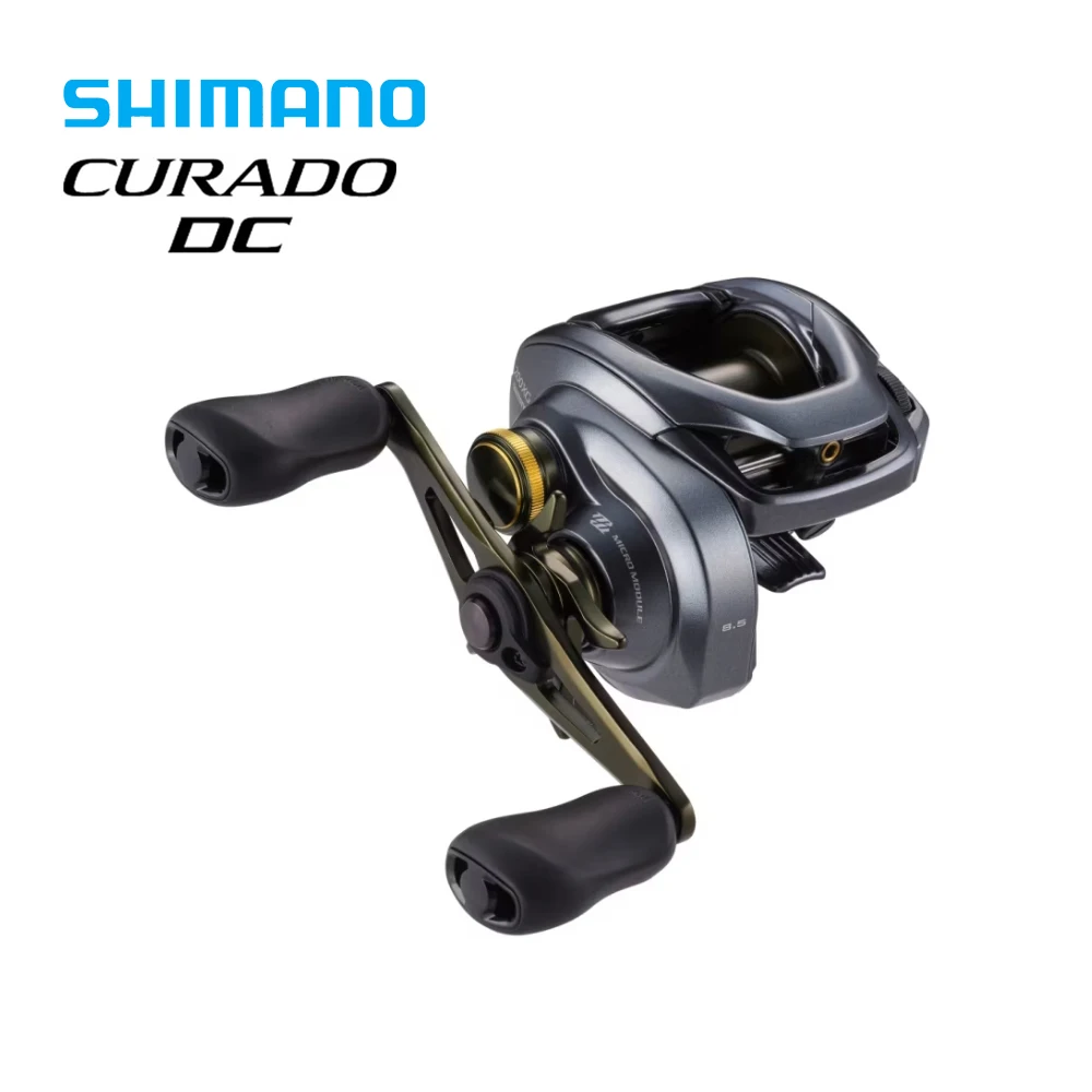 Shimano Original 2022 Curado DC 200 Series Baitcasting Fishing Reel MicroModule Gear I-DC4 Break System CI4+ Material S3D