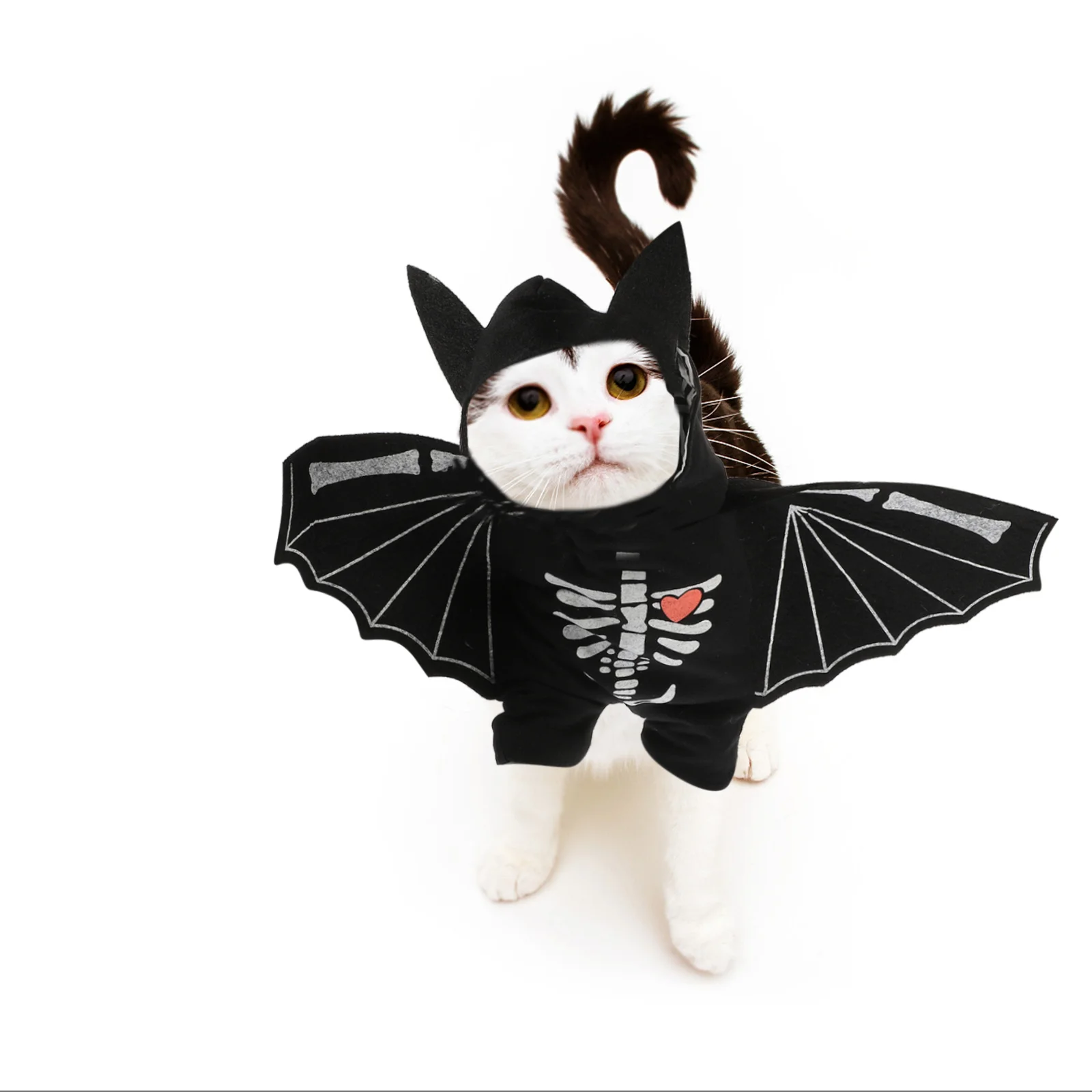 

Pet Bat Costume Halloween Puppy Outfit Soft Comfortable Dog Clothes Decorative Wear-Resistant Portable Puppy Costume Accessory